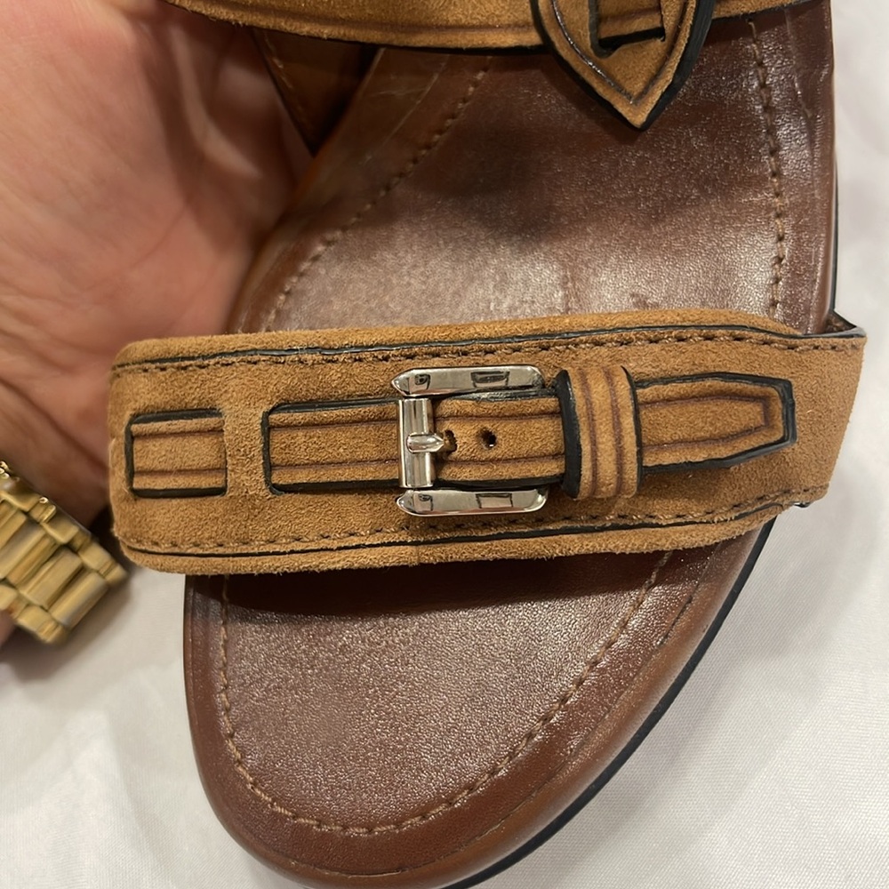 Tod’s Leather Ankle Strap Sandals - Picture 2 of 7